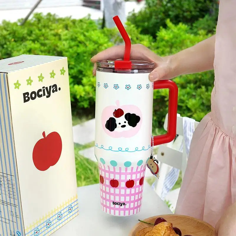 Kawaii Cat Stainless Steel Vacuum Tumbler