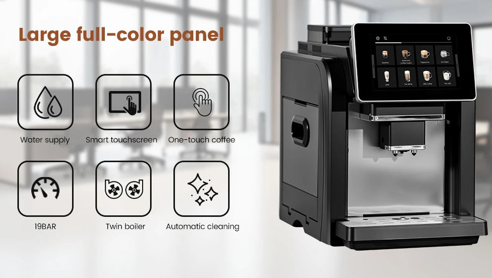 Mcilpoog WS817 -7"colorfAutomatic Espresso Machine