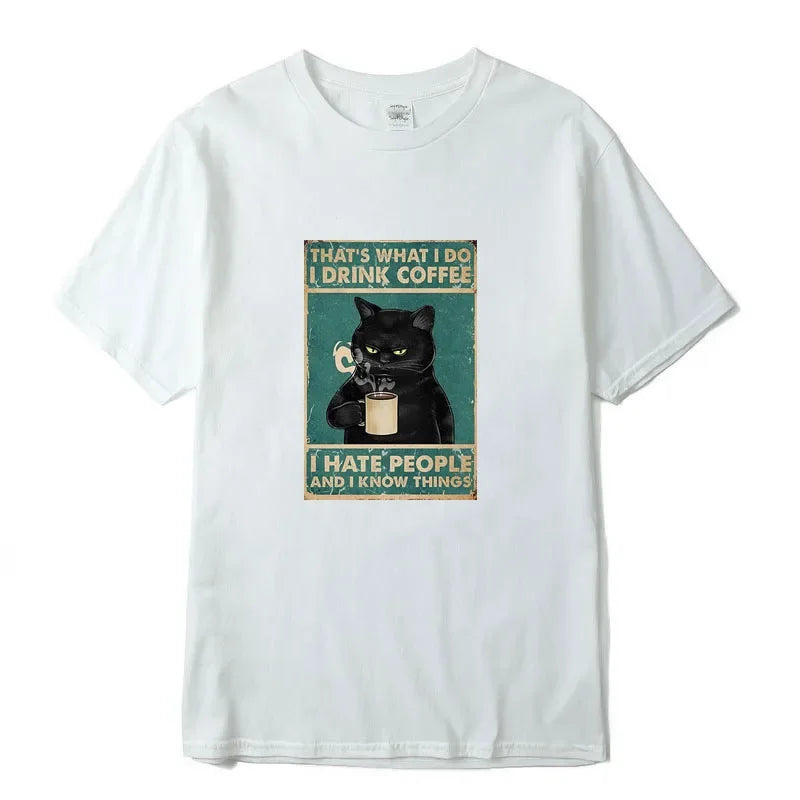 Men's Cat O-Neck T-Shirt