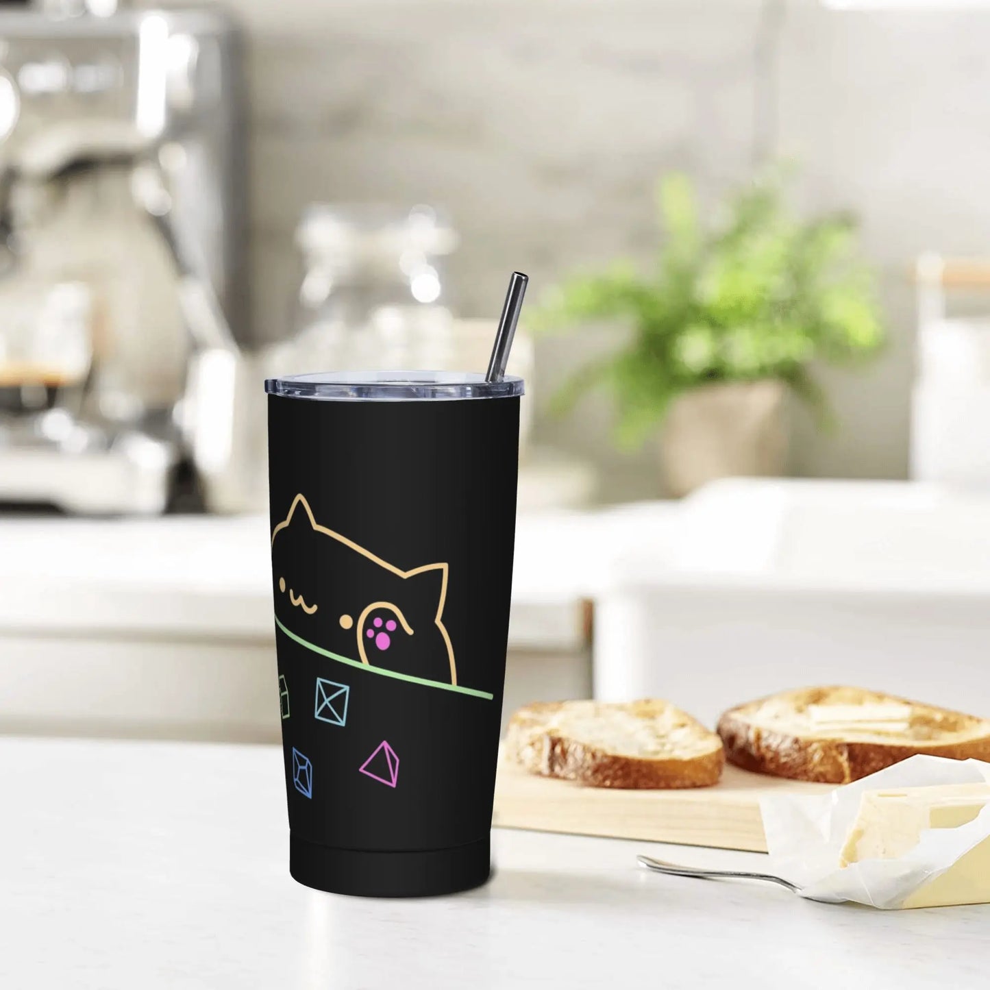 Meowster Stainless Steel Tumbler