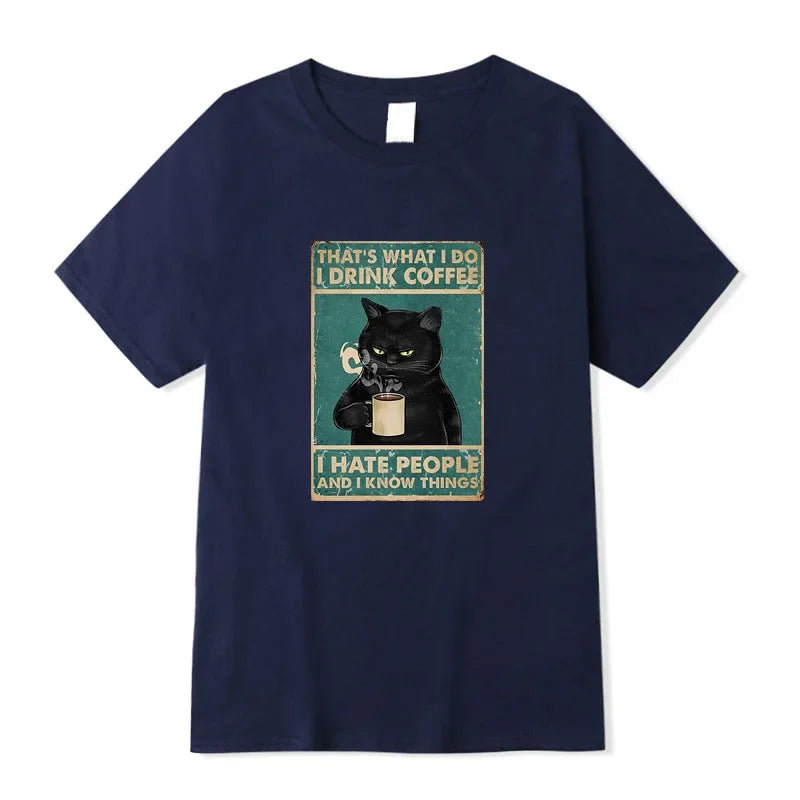 Men's Cat O-Neck T-Shirt