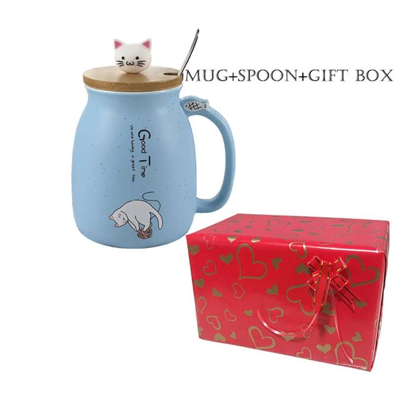 Creative Color Cat Heat-Resistant Mug