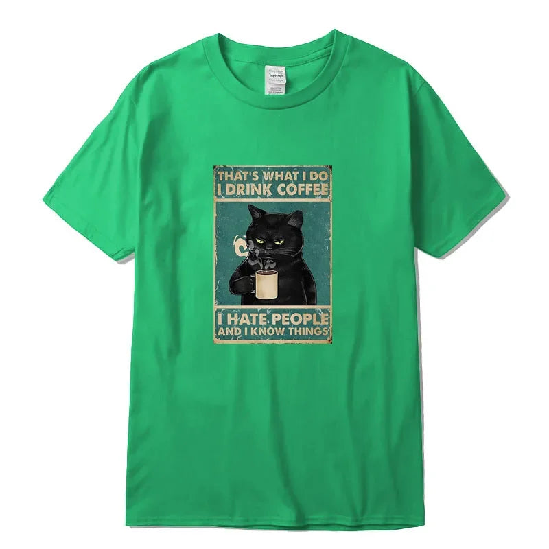 Men's Cat O-Neck T-Shirt