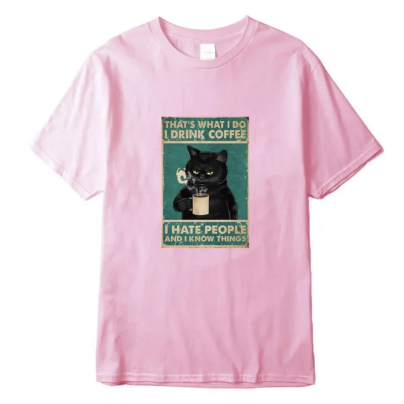 Men's Cat O-Neck T-Shirt