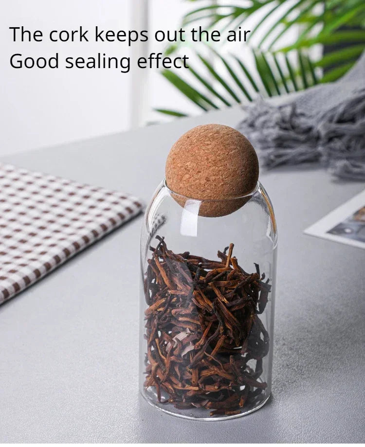 Coffee Bean Transparent Glass Product Storage