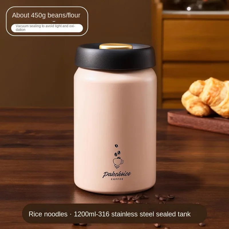 Vacuum Coffee Bean Storage Container