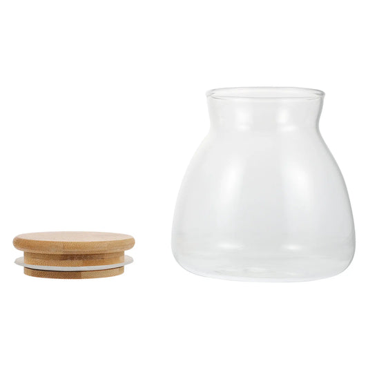 Coffee Bean Can Glass Storage Jar