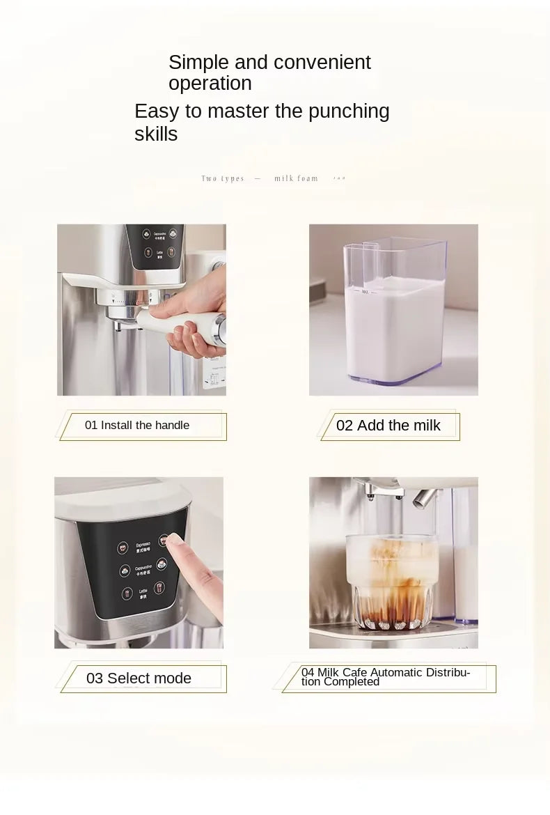 Smart Model Professional Steam Espresso Machine