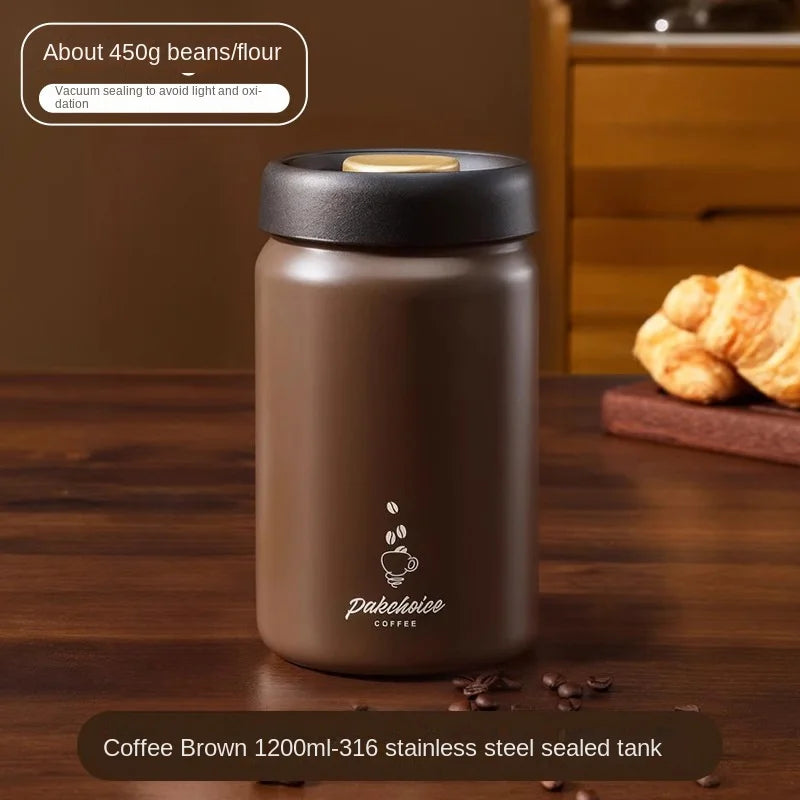 Vacuum Coffee Bean Storage Container