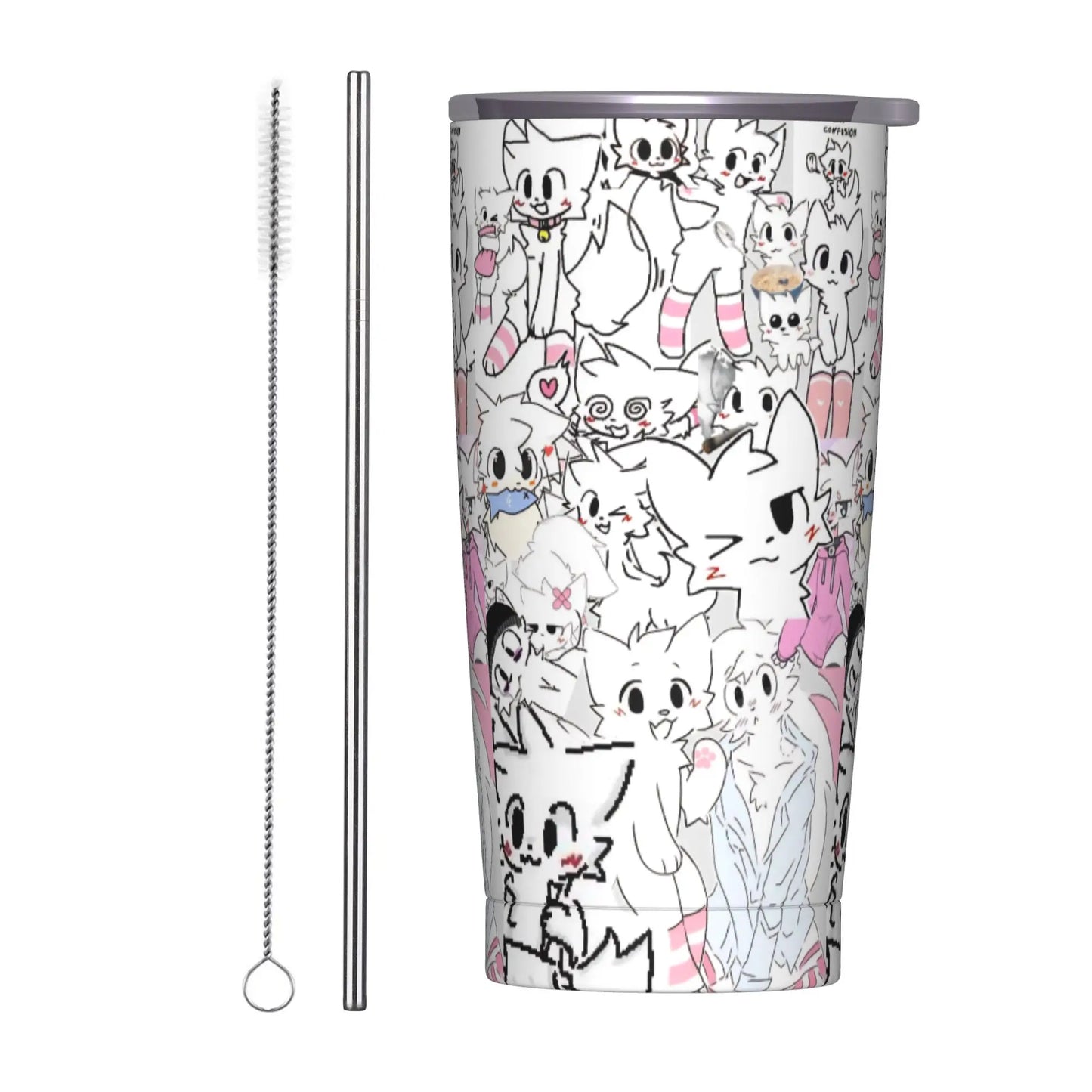 Silly Cat Insulated Tumbler