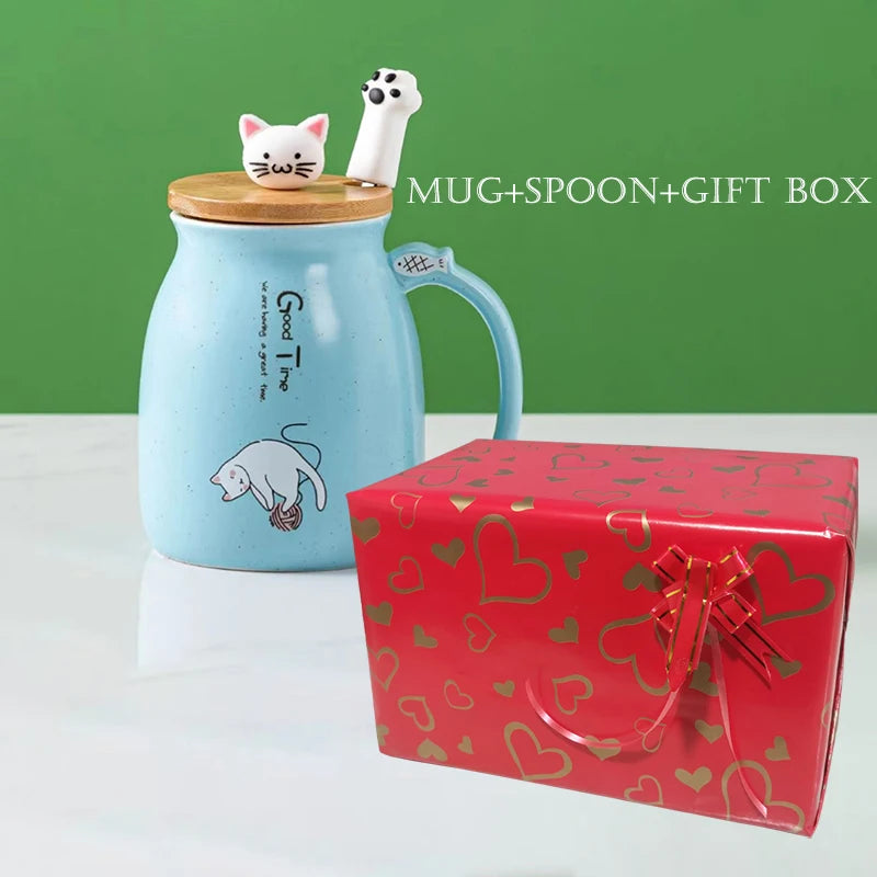Creative Color Cat Heat-Resistant Mug