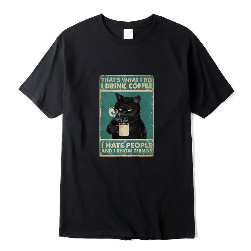 Men's Cat O-Neck T-Shirt