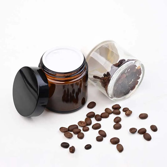 Portable Coffee Bean Storage Glass Jar
