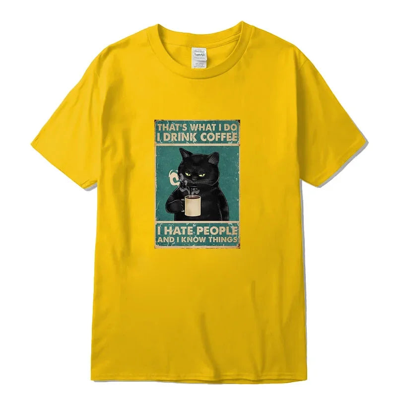 Men's Cat O-Neck T-Shirt