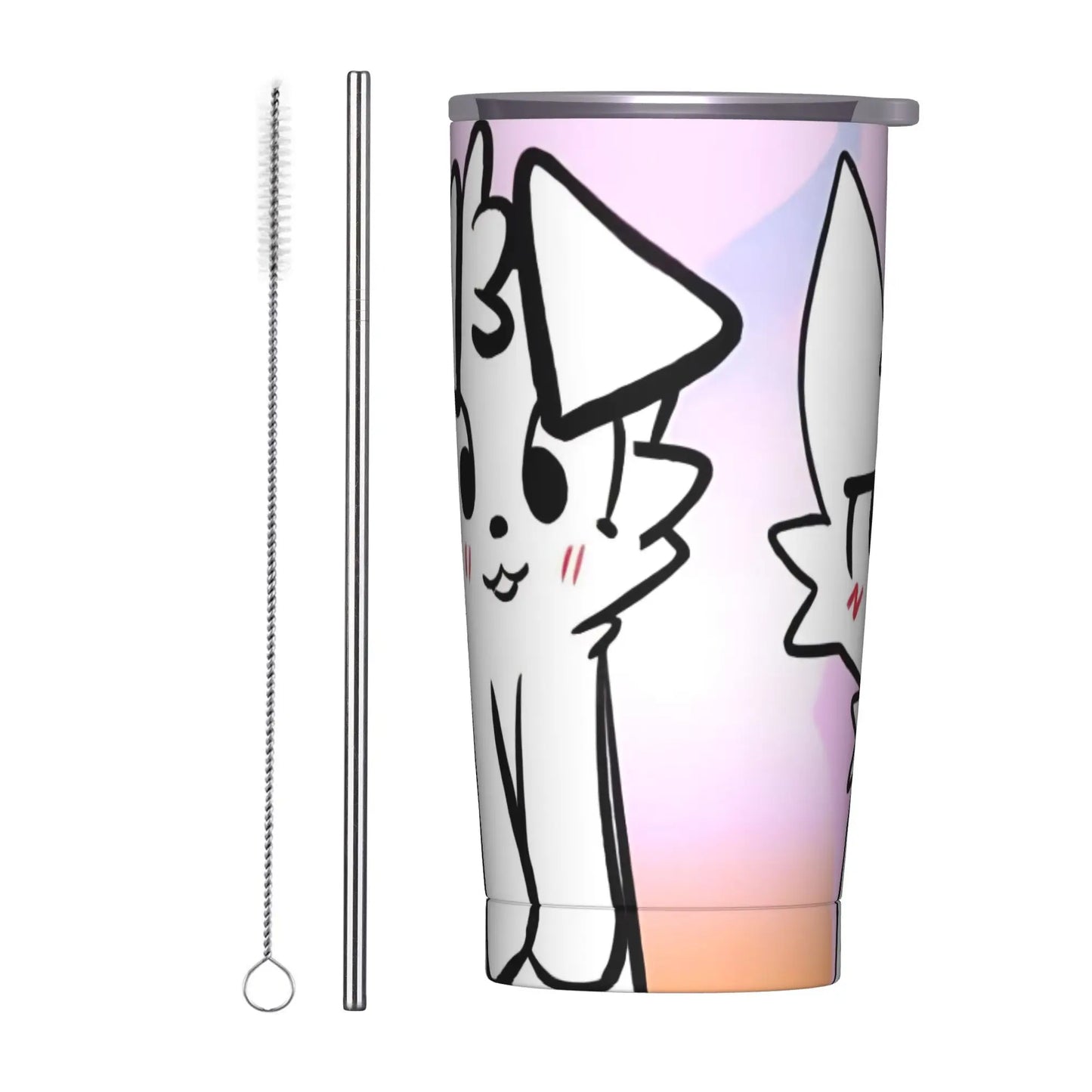 Silly Cat Insulated Tumbler