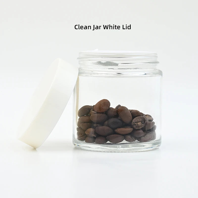 Portable Coffee Bean Storage Glass Jar