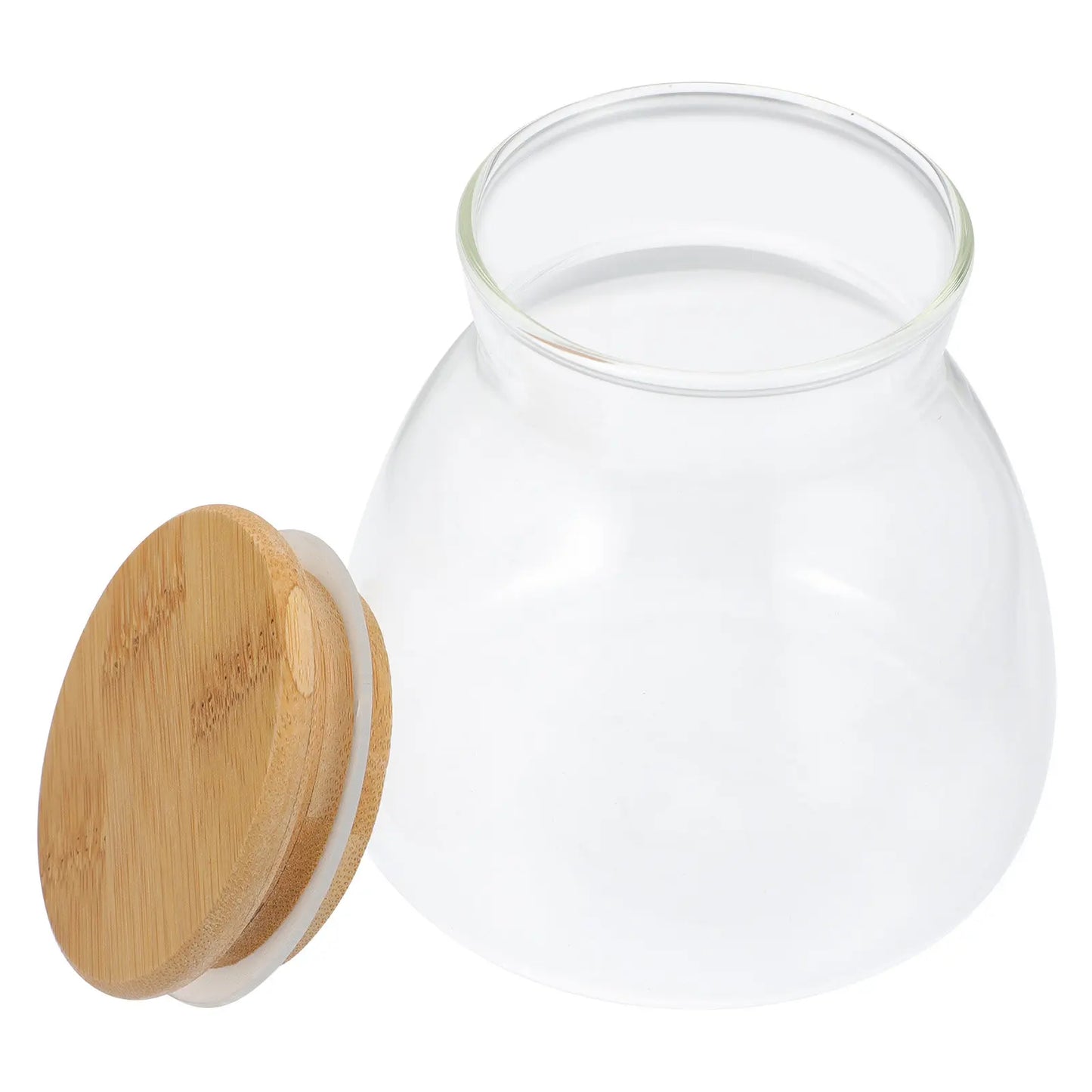 Coffee Bean Can Glass Storage Jar