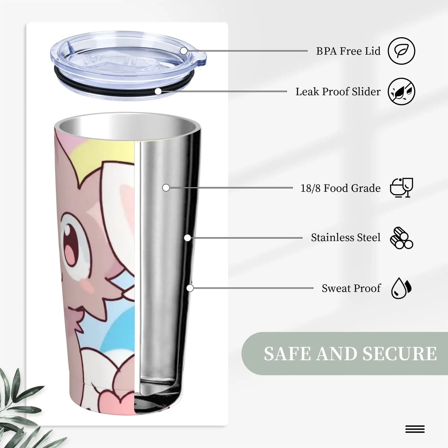 Silly Cat Insulated Tumbler