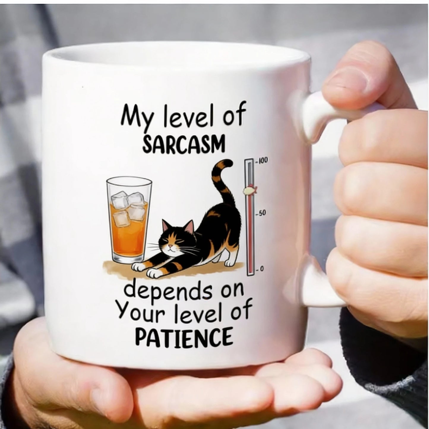 Witty Cat Design Funny Sarcasm Mug