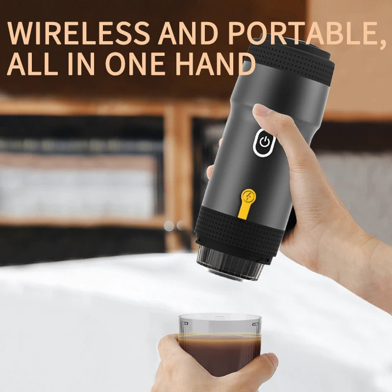 Battery-Powered Fully Automatic Espresso Capsule