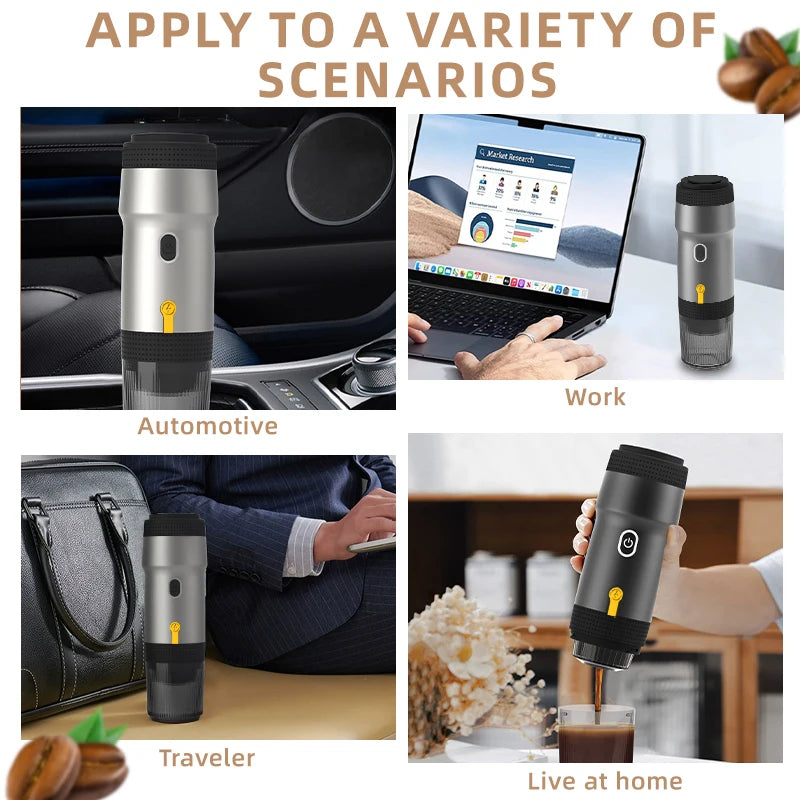 Battery-Powered Fully Automatic Espresso Capsule