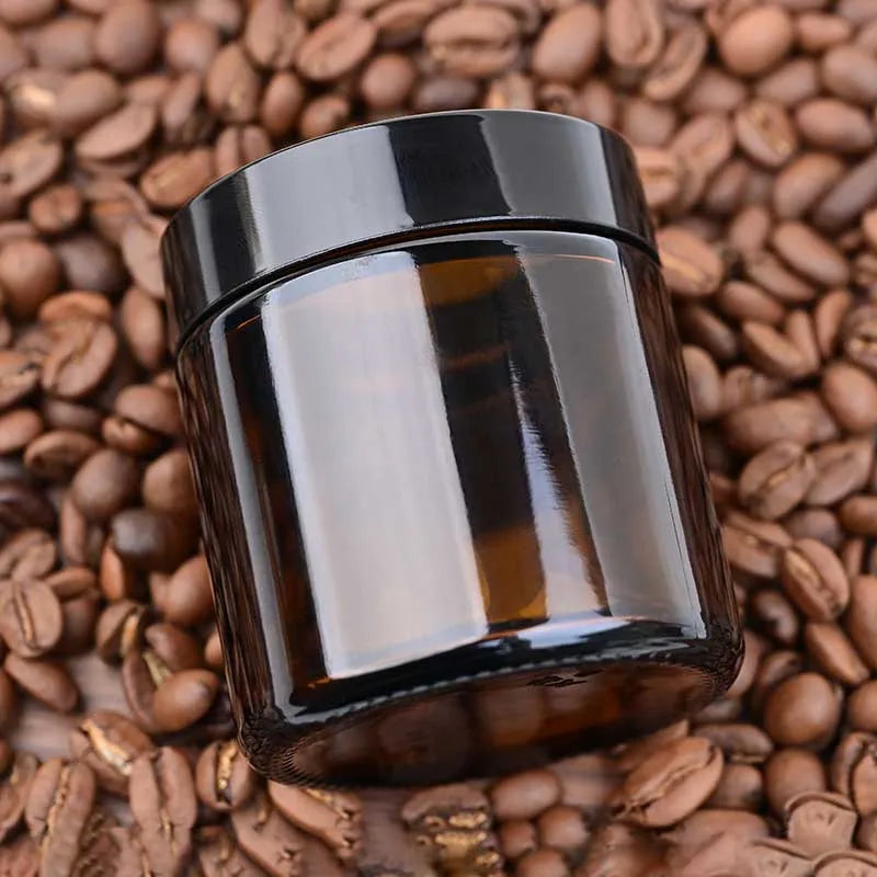 Portable Coffee Bean Storage Glass Jar