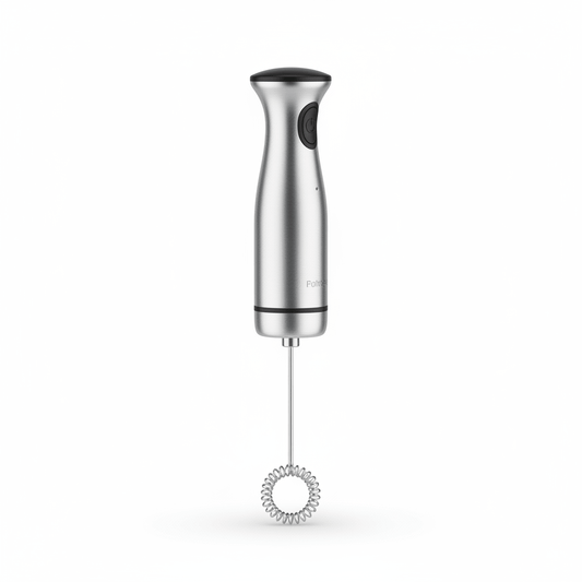 Electric Milk Frother - Handheld Foam Maker for Coffee, Latte & Cappuccino