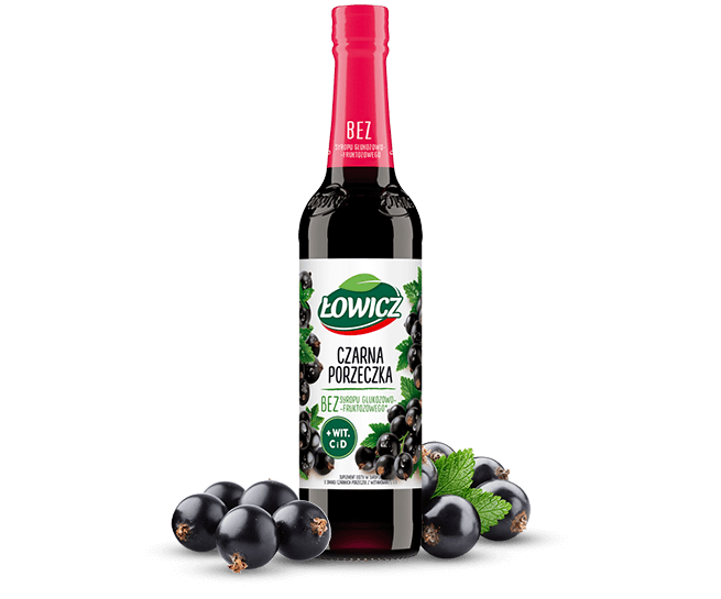 Lowicz Syrup Black Currant (Cz. Porzeczka) 400ml