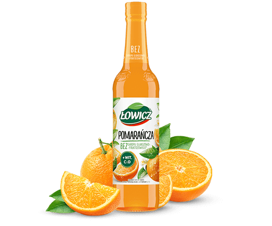 Lowicz Syrup Orange (Pomarancza) 400ml